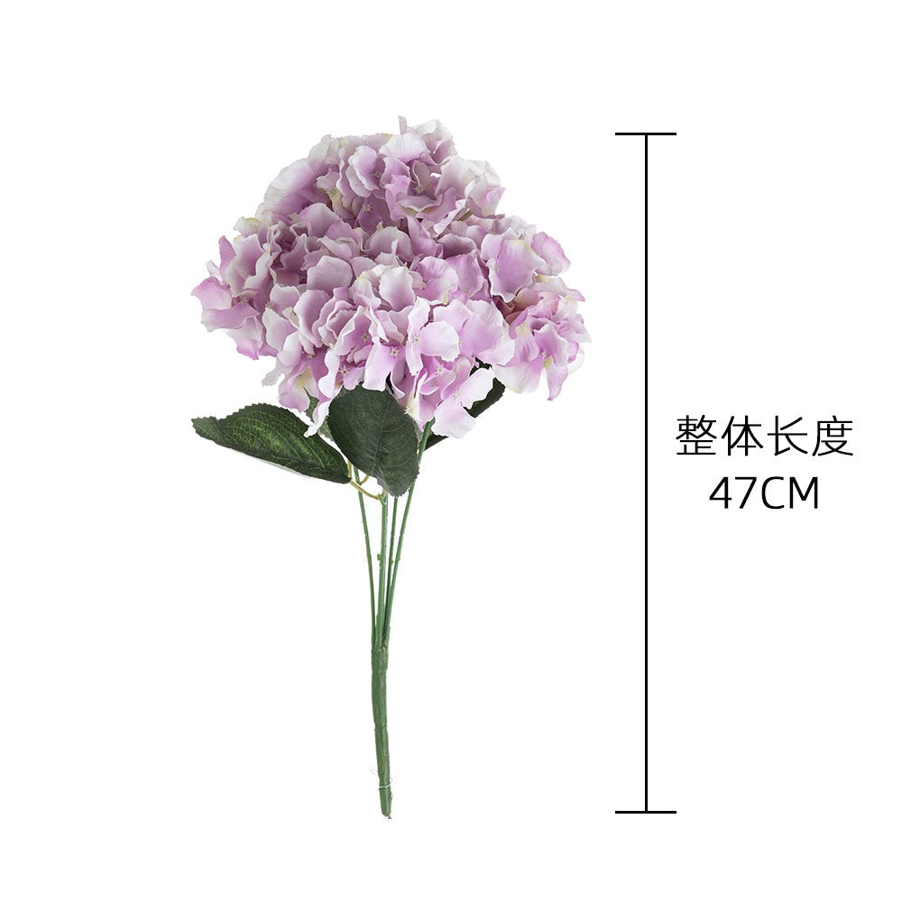 Realistic Hydrangea Faux Flowers for Home Decor - Elegant Wedding Bouquet, Aisle Decorations, and Stunning Floral Wall Arrangements (Model: MW07355)