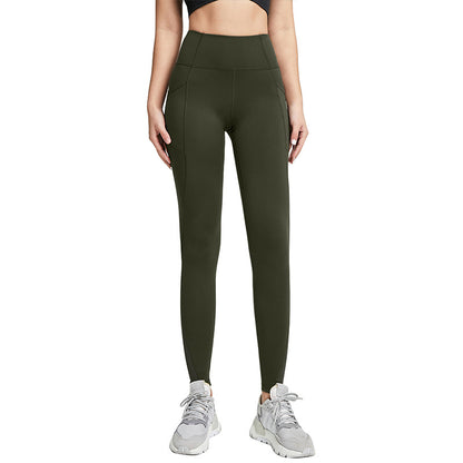 High Waist Tummy Control Shaping Leggings for Women Butt Lifting Comfortable Yoga Pants with Pockets for Gym Fitness Training