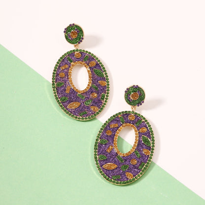 Chic Geometric Lightweight Luxury Earrings – Versatile Festival Accessory for Effortless Style