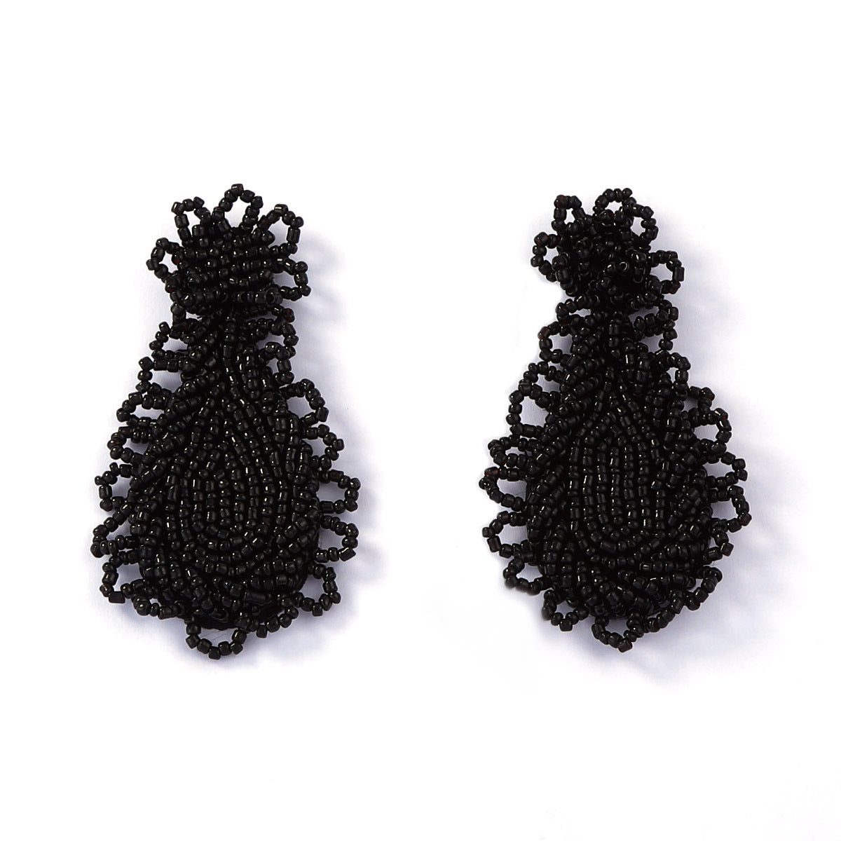 Bohemian Chic Handmade Beaded Flower Earrings – Unique, Statement-Making Jewelry for Trendy Women
