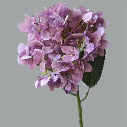 Lifelike Snowflake Hydrangea Floral Arrangement - Charming Spring-Inspired Decor for Home, Weddings, and Special Events - Elegant Single Stem Decorative Blooms