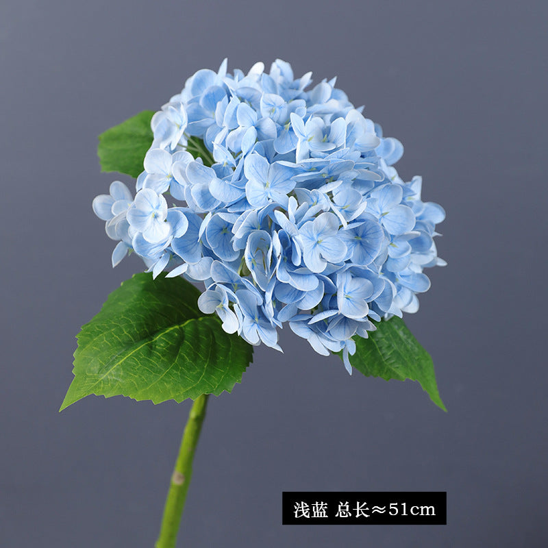 Realistic Hydrangea Artificial Flower - Luxurious Moisture-Resistant Décor for Elegant Weddings and Home Interiors - Perfect Addition to Living Room Centerpieces and Faux Floral Arrangements