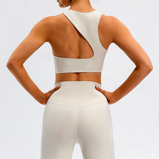 High Waisted Slimming Yoga Set for Women for Running Fitness and Comfortable Movement with Stunning Back Design