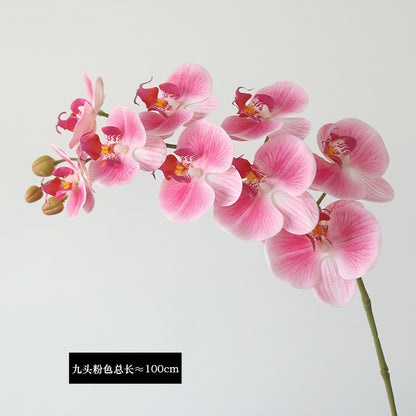 Lifelike Orchid Faux Flower Arrangements -  Quality Home Decor with Multi-Head Design for Weddings and Event Decoration, Perfect for Aisle and Table Centerpieces