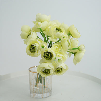 Elegant Artificial Lotus Flower Bouquet - Fresh and Lively Home Décor, Perfect for Weddings or As a Bridal Bouquet,  Silk Faux Flowers for Table Centerpieces