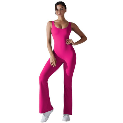 V Back Fitted Bodysuit with Pleated Design for Enhanced Lift and Flare Ideal Yoga and Fitness Outfit for Maximum Comfort