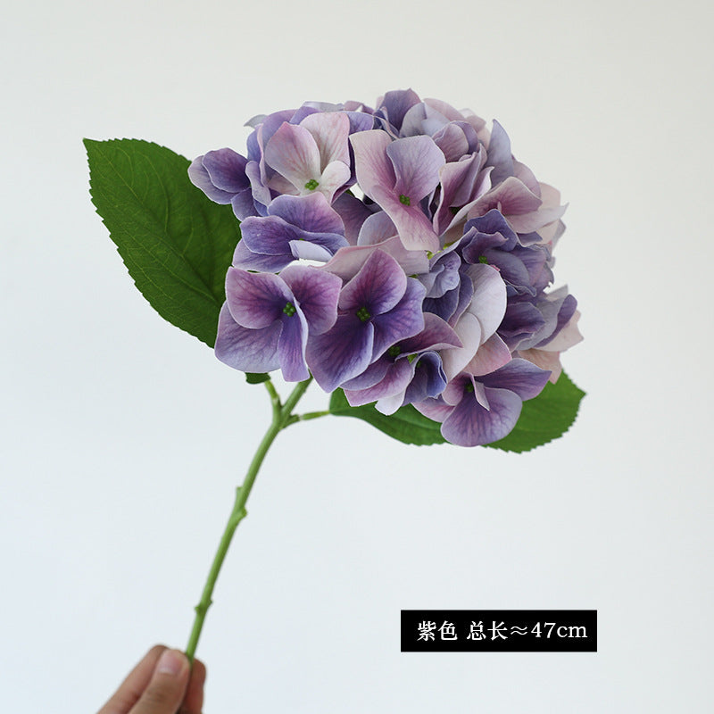 Lifelike Silk Hydrangea Artificial Flowers for Home Decor, Wedding Decorations, and Event Styling - Stunning Faux Floral Arrangement