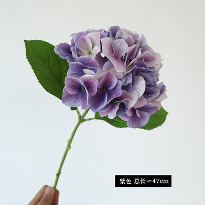 Lifelike Silk Hydrangea Artificial Flowers for Home Decor, Wedding Decorations, and Event Styling - Stunning Faux Floral Arrangement