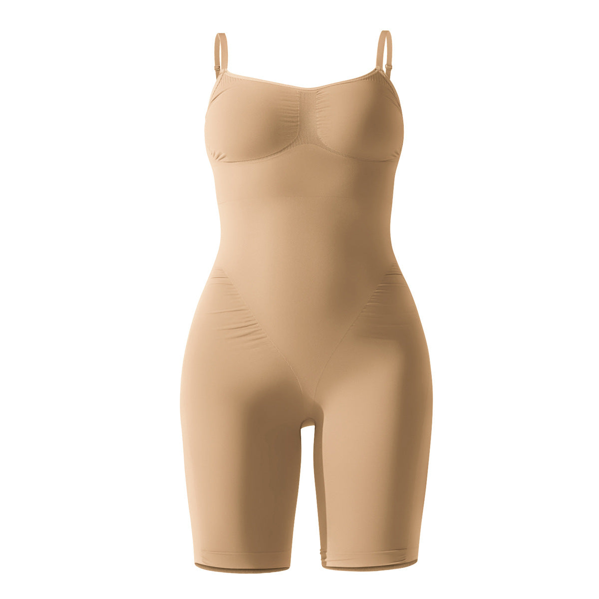 High Stretch Seamless Yoga Bodysuit with Adjustable Straps for Support and Lift Sculpting Shaping Bodywear that Tones and Enhances Your Curves