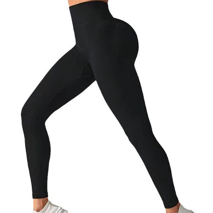 High Waisted Seamless Butt Lifting Yoga Pants for Women for Running Gym Fitness and Body Shaping Sculpting Leggings for All Activities