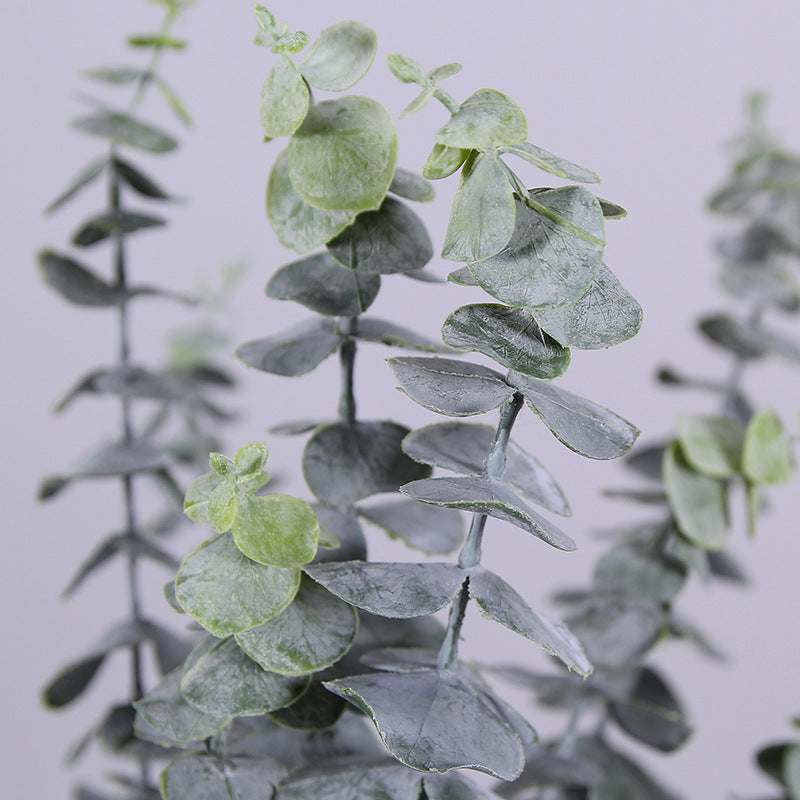 Artificial Eucalyptus Money Leaves: Lifelike Indoor Decor for Weddings, Home Arrangements, and Greenery Enhancements