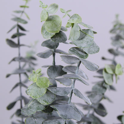 Artificial Eucalyptus Money Leaves: Lifelike Indoor Decor for Weddings, Home Arrangements, and Greenery Enhancements