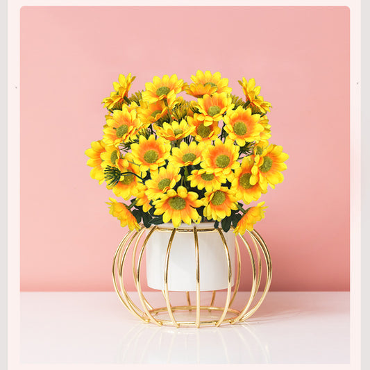 Vibrant Artificial Sunflower Decorations for Weddings and Home Decor - Perfect Props for Photography and Wall Art