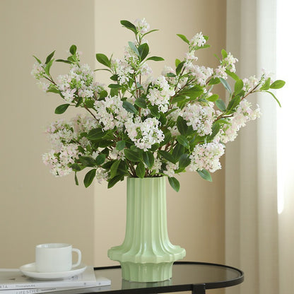 Lifelike Artificial Plant Leaves and Branches for Home Décor - Perfect for Stylish Vase Arrangements and Living Room Accents