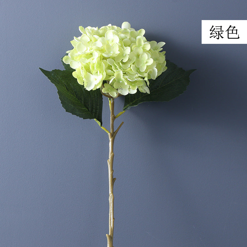 Realistic Artificial Hydrangea - Stunning White 11-Branch Floral Stem Perfect for Home Decor, Weddings, and Special Events