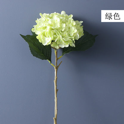 Realistic Artificial Hydrangea - Stunning White 11-Branch Floral Stem Perfect for Home Decor, Weddings, and Special Events