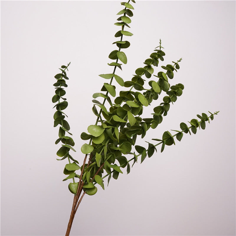 Realistic Eucalyptus Bush with Round Leaves - Stunning Faux Greenery Decorative Accent for Home, Weddings, and Event Decor