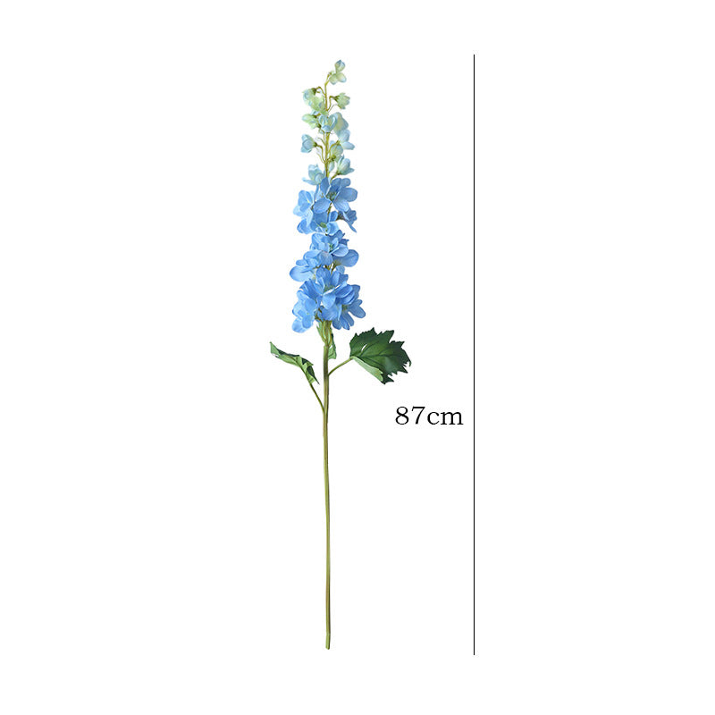 Realistic  Quality Hyacinth Wedding Decoration Materials – Floor-standing Faux Silk Flowers & Large Delphinium Stems for Stunning Floral Arrangements