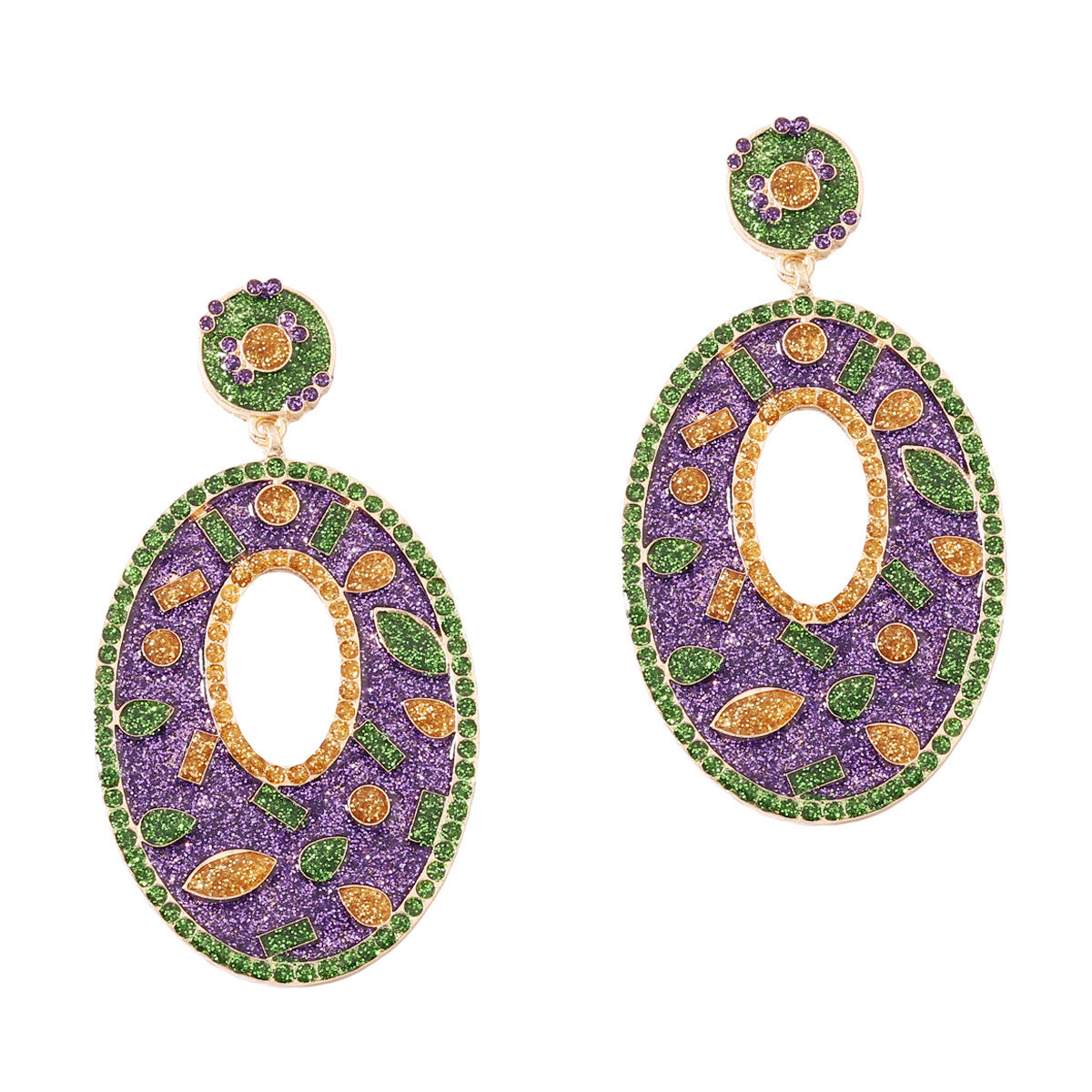 Chic Geometric Lightweight Luxury Earrings – Versatile Festival Accessory for Effortless Style
