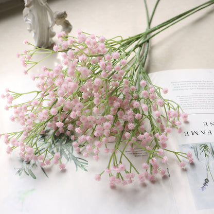 Realistic Baby's Breath Faux Flowers - Elegant Wedding and Home Décor Artificial Bouquet for Timeless Decoration