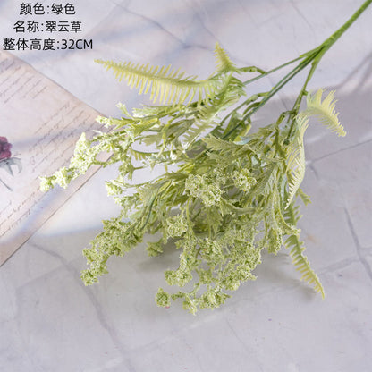 Lifelike Wedding Greenery Plant Home Decor - Elegant Faux Flowers for Ins Aesthetic - Perfect for All Occasions - CL10001