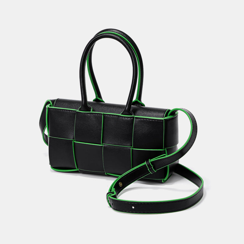 Chic Korean Genuine Leather Woven Handbag and Versatile Designer Tote with Feel for Every Occasion