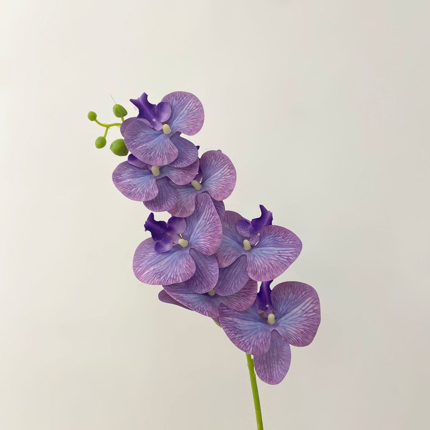 Elegant 3D Printed Orchid Flowers - Realistic 7-Head Faux Orchid Design for Luxurious Home Decor and Chic Living Room Accents