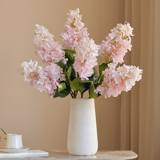 Stunning Faux Hydrangea Flower Arrangement - Nordic Style Decor for Home, Weddings, and Event Staging with Realistic Floral Touch