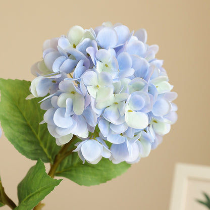 Luxurious Single Stem Silk Hydrangea –  Quality Faux Floral Home Decor for Elegant Interiors | Stylish and Realistic Artificial Flower Arrangement