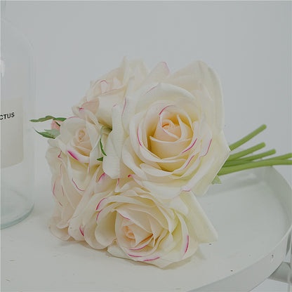 High-Quality Soft Touch Hydrating Rose Bouquet | Corolla Home Floral Décor | Stunning Bridal Handheld Flowers | Perfect Photography Prop