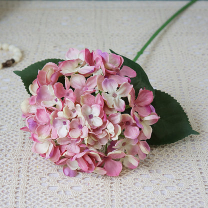 Realistic Artificial Eiffel Hydrangea - Lifelike Faux Flowers for Home Decor, Photography, Wedding Celebrations, and Floral Arrangements