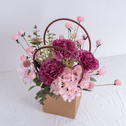 Realistic Faux Flower Cinners Designed by Morika Erika - Elegant Wedding Bouquets and Wall Decor with Beautiful Roses - Perfect for Bridal Showers, Engagements, and Home Decoration