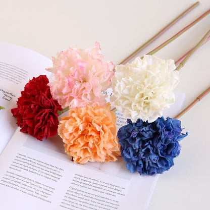 Realistic Carnation Silk Flowers - Perfect Mother's Day Gift - Beautiful Decorative Props for Photography & Living Room Decor - Vibrant Hydrangea Arrangement