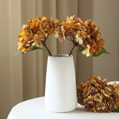 Stunning Autumn-Inspired Home Wedding Decorations – Artificial Single Hydrangea Flower for Hotel and Living Room Accents