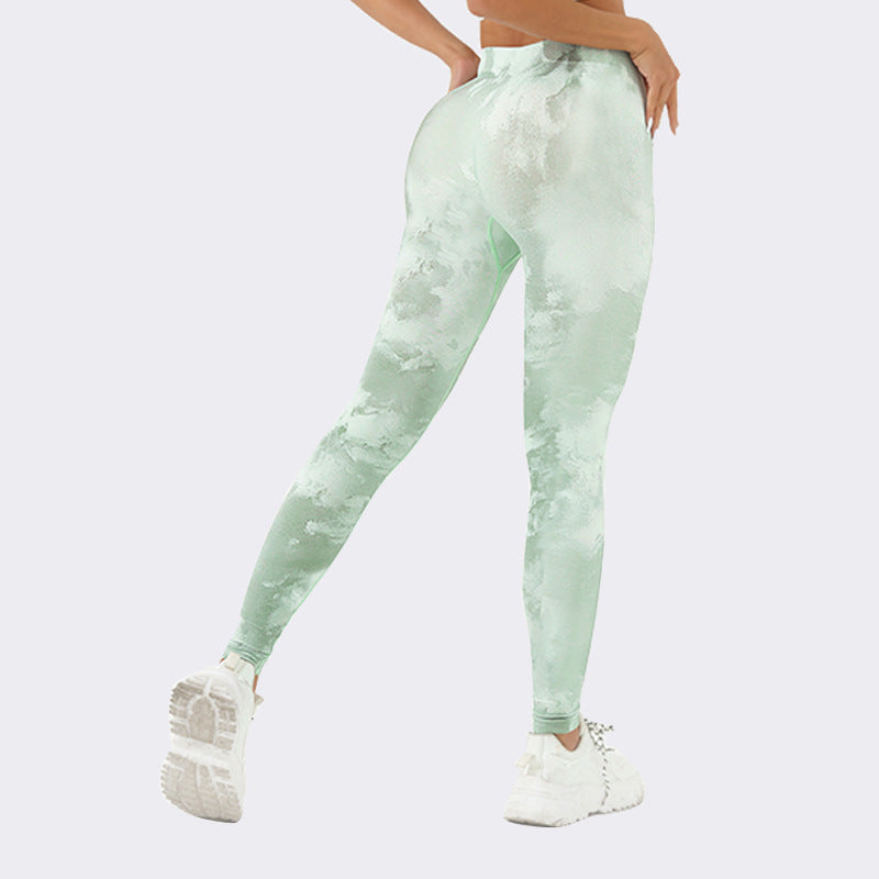 High Waisted Seamless Digital Print Leggings for Women's Fitness for Peachy Running and Autumn Winter Workouts