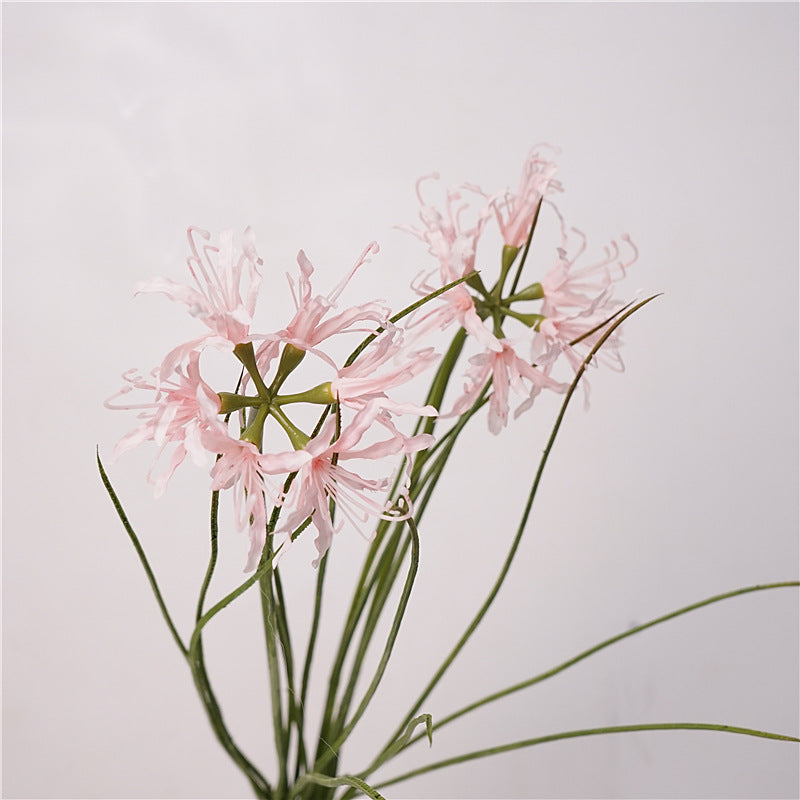 Stunning Artificial Red Spider Lily - Perfect for Photography Props, Home Decor, and Wedding Floral Arrangements