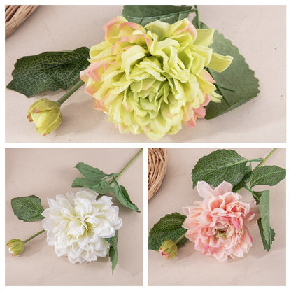 Stunning Two-Headed Dahlia Artificial Flowers for Home Décor and Wedding Decorations – GF14979 - Lifelike and Long-Lasting Floral Arrangements Perfect for Any Occasion