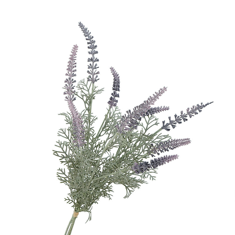 Elegant Nordic-Inspired Artificial Lavender Bouquet - Perfect Home Decoration, Bridal Arrangements, and Special Event Floral Displays - Durable Plastic Faux Flower Decor