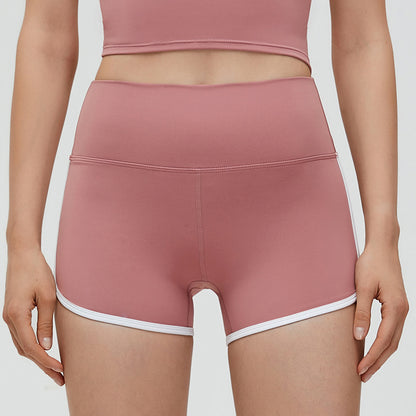 High Waisted Women's Yoga Shorts for Comfortable Outdoor Wear Lifted Butt Quick Dry for Running and Fitness Activities