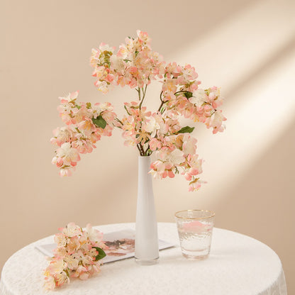 Elegant Japanese Artificial Cherry Blossom Bridal Bouquet - Perfect for Weddings and Home Décor, Model MW24831