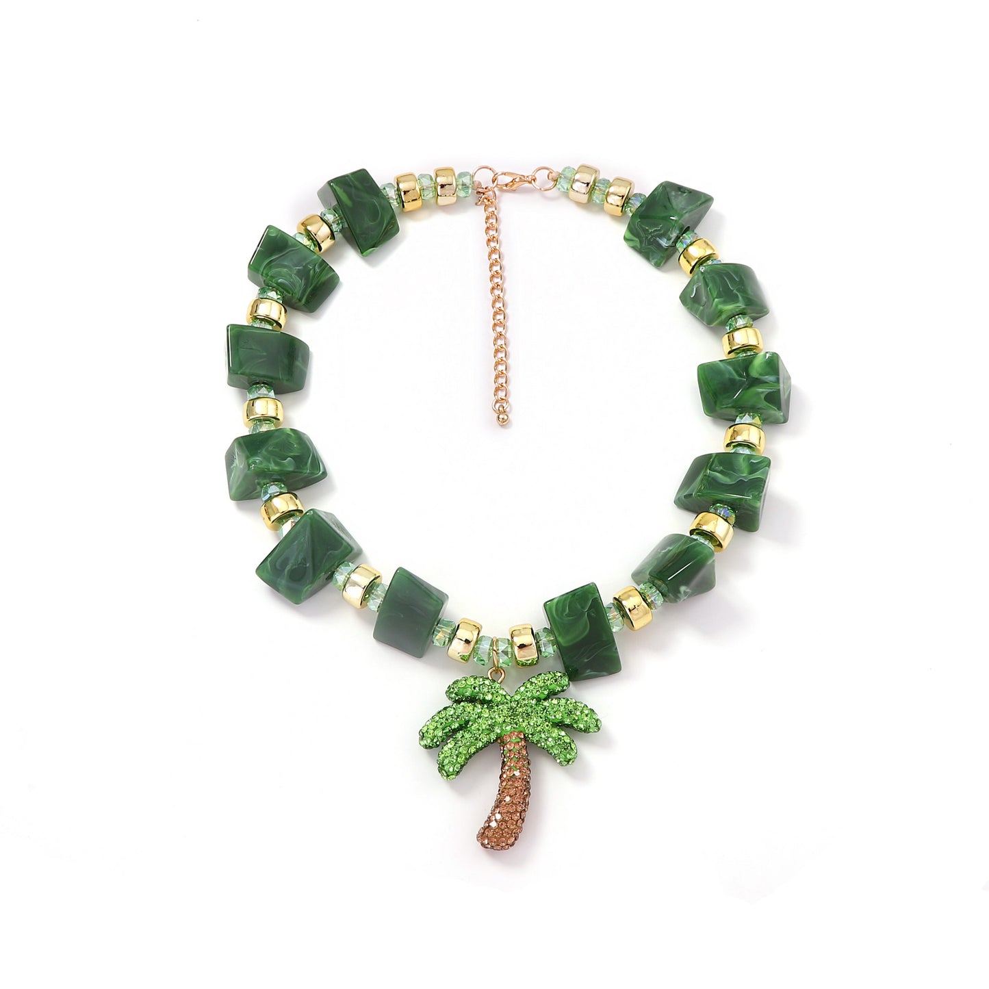 Unique Designer Summer Ocean-Inspired Colorful Pendant Necklace for Women - Perfect for Vacation Vibes and Everyday Wear