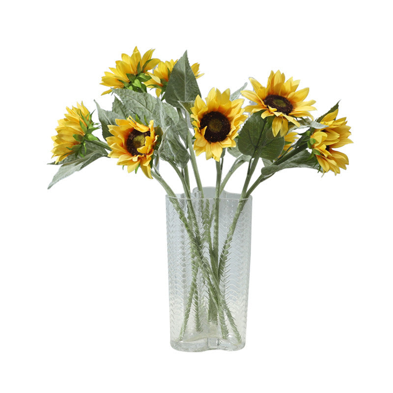 Luxury Feel Moisturizing Sunflower Decorative Faux Flower - Elegant Home Accent for Living Room Décor and Stylish Interior Design