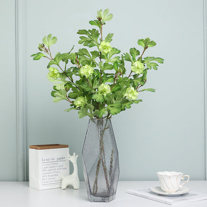 Stunning Single Stem Artificial Mini Hydrangea - Perfect for Home Decor, Landscape Design, Wedding Photography and Elegant Floral Arrangements