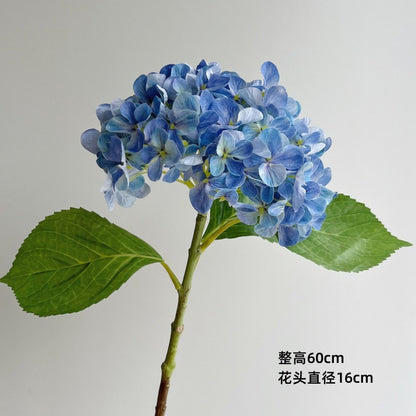 Stunning Princess Hydrangea Artificial Flowers for Elegant Living Room and Dining Table Décor – 3D Printed Floral Arrangements Perfect for Wedding Aisle Decorations and Special Events