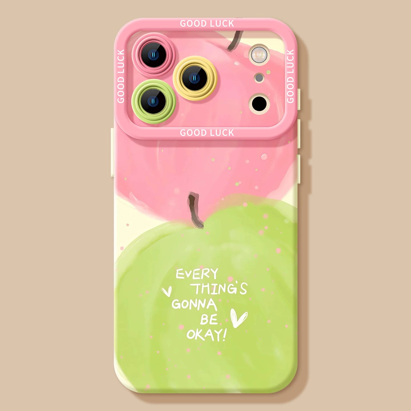 Trendy Green Apple Phone Case for iPhone