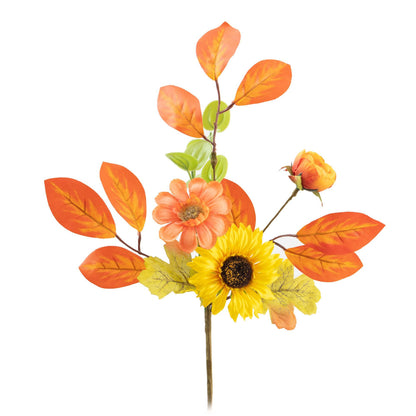 Stunning Autumn Sunflower Bouquet – Realistic Artificial Floral Arrangement for Creative and Minimalist Home Decor, Perfect for Living Room Display