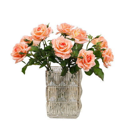 Luxurious Touch Rose Artificial Flowers -  Moisturizing Home Decor for Living Room, Elegant Faux Floral Arrangement for Photography Props, Perfect Bouquet for Any Occasion