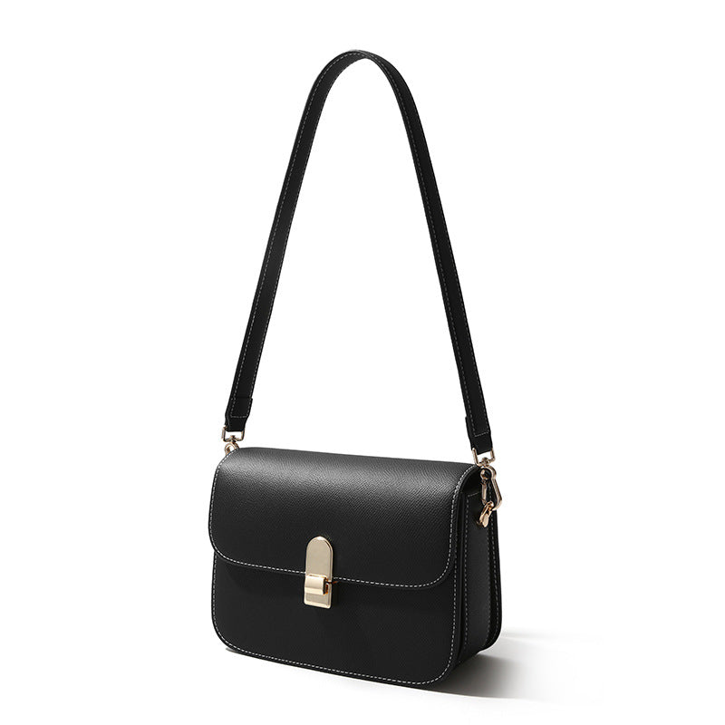 Quality Women's Leather Shoulder Bag Chic Versatile and Unique Crossbody Tofu Bag for Commuting and Daily Use
