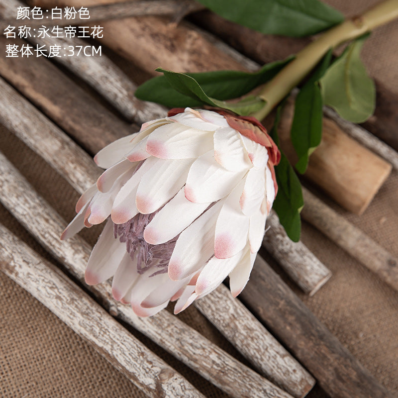 Lifelike Eternity Flower – Artificial Green Plant Décor for Home and Office | Trending INS-Style Decorative Craft | MW25580