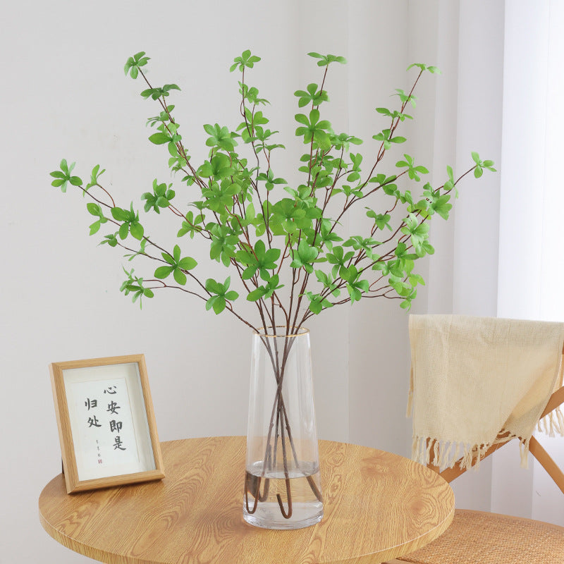 Realistic Japanese Hanging Bell Plant with Multi-Layered Leaves - Trendy Decorative Faux Plant for Home, Airbnb, and Floral Arrangements